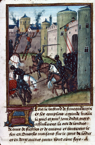 The Lancastrian siege of London in 1471 is attacked by a Yorkist sally.