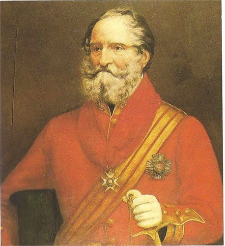 The only known portrait of Nicolls Lockyer made later in life and now in the Officer’s Mess at Royal Marines Barracks, Plymouth.