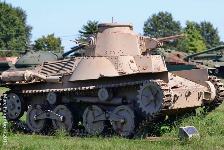 Type 95 “Ha-Go” light tank. Photo Marc Palumbo CC BY 2.0