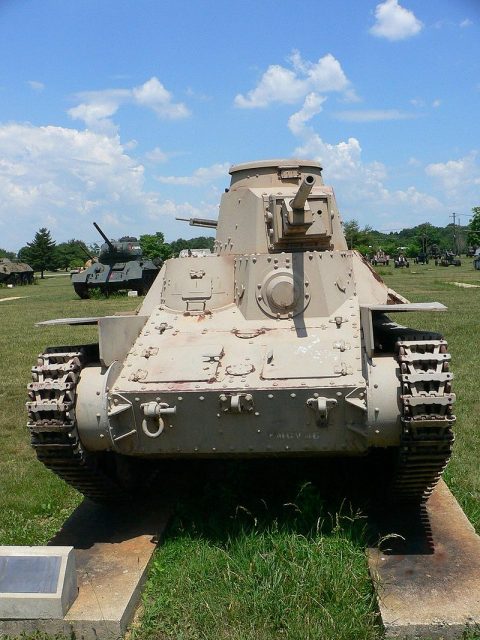 Type 95 on display at the United States Army Ordnance Museum, front view. Photo Mark Pellegrini CC BY-SA 2.5