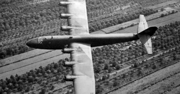 Prototype BV 222 V1 in flight