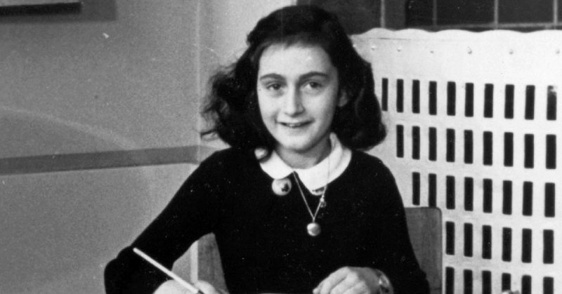 Anne Frank at school 1940