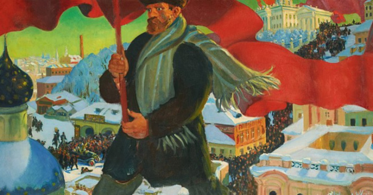 Bolshevik, Boris Kustodiev, 1920