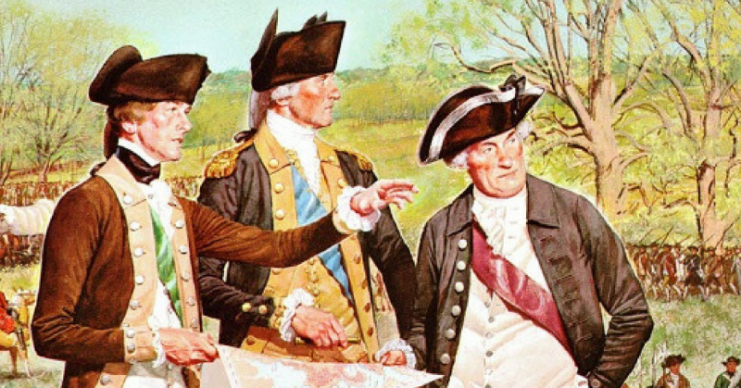 General George Washington, and General Artemus Ward at the Siege of Boston.