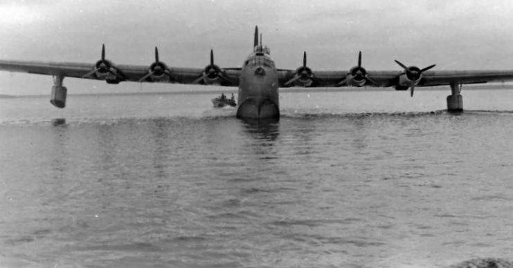 BV 222 “Wiking” on the water ready to be loaded.