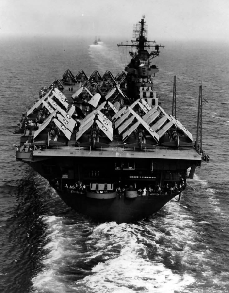 USS Bunker Hill (CV-17) stern