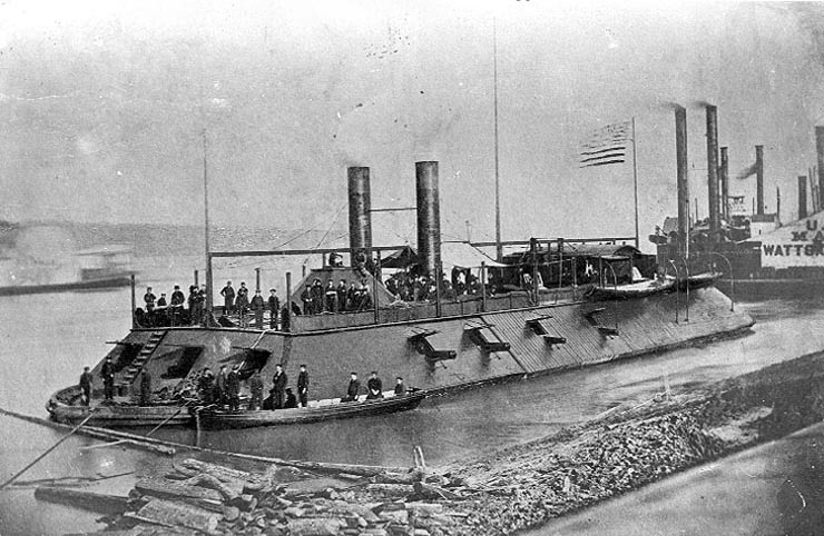 USS Cairo similar to the boats used to escape.