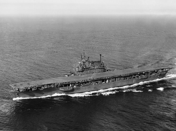 USS Enterprise, the most decorated U.S. warship of World War II.