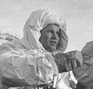 Vasili Zaitsev during the Battle of Stalingrad in December 1942