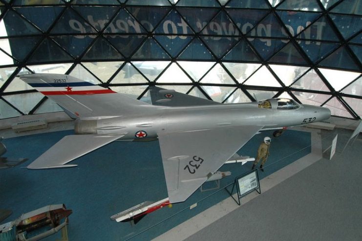 Yugoslavian Air Force MiG-21F-13.Photo Belgade Aviation Museum Photo Archive CC BY3.0