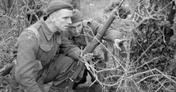 British Troops at Anzio.