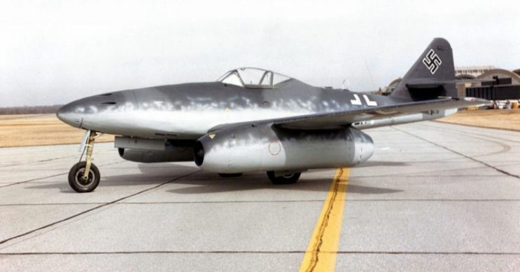 Messerschmitt Me 262A at the National Museum of the United States Air Force.