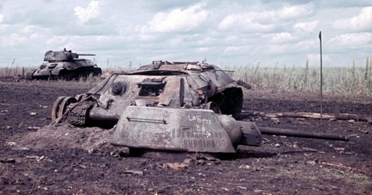 Destroyed Armor and Vehicles from Operation Bagration littered the countryside.
