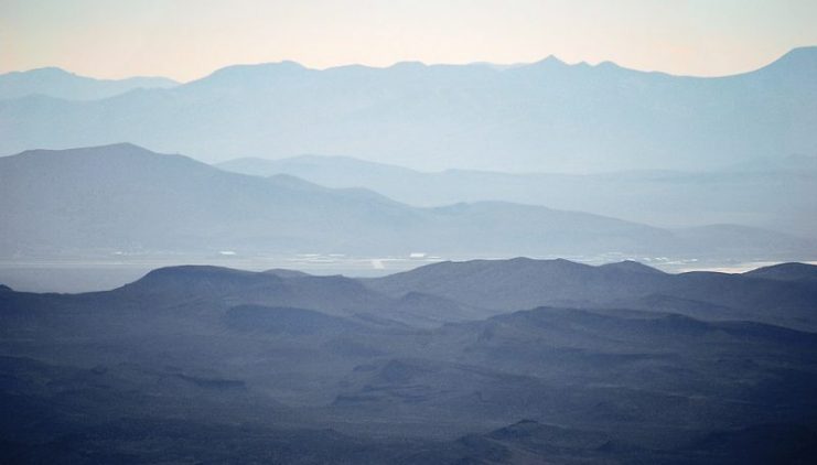 Area 51 seen from Tikaboo Peak.