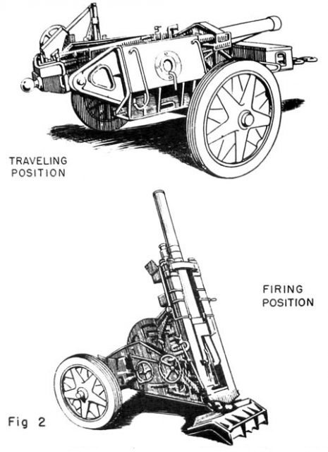 Allied intelligence diagram of a 10 cm NbW 40