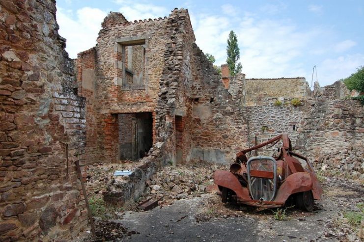 Oradour-sur-Glane . Photo: Alex Hudghton – CC BY-SA 3.0