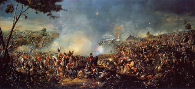 The Battle of Waterloo.