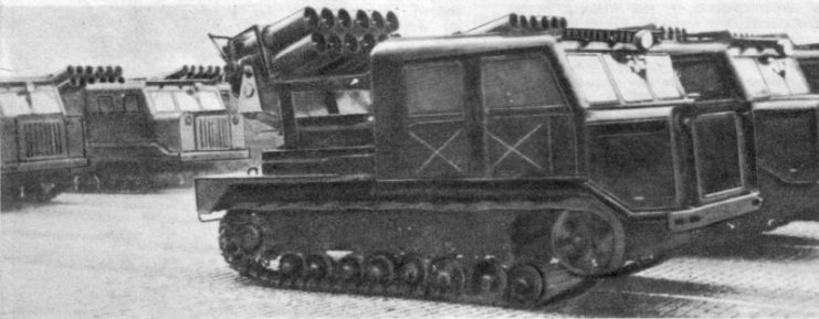 BM-24T on an AT-S tractor chassis.