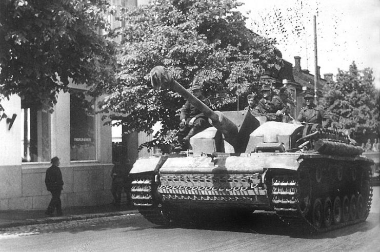 German StuG in Finland