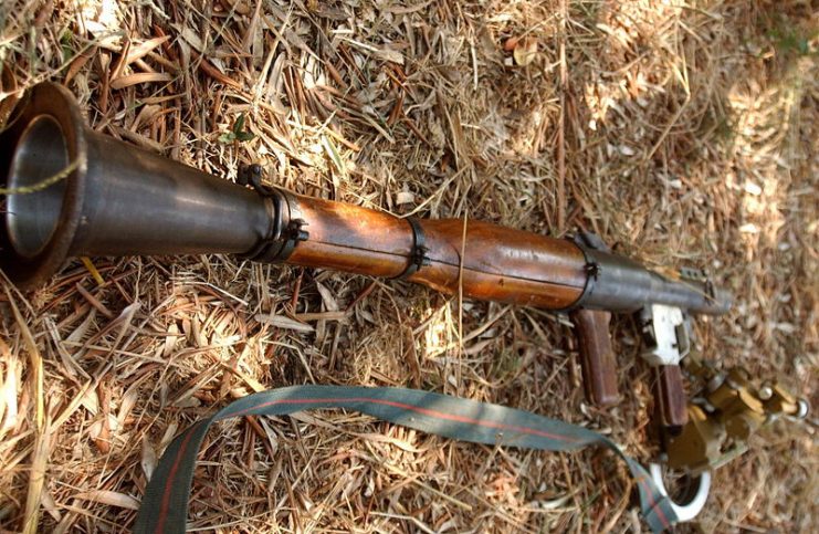 August 4, 2006 Hezbollah weaponry found during IDF operations in a village in the Eastern Sector of southern Lebanon. By Israel Defense Forces CC BY 2.0