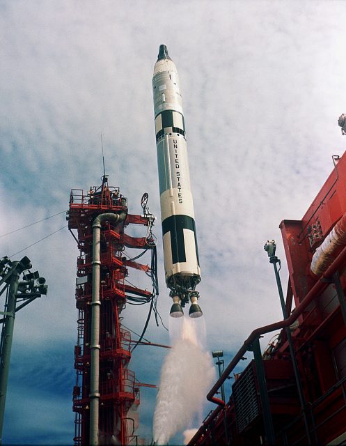 Titan II launch vehicle launching Gemini 11 (12 September 1966)