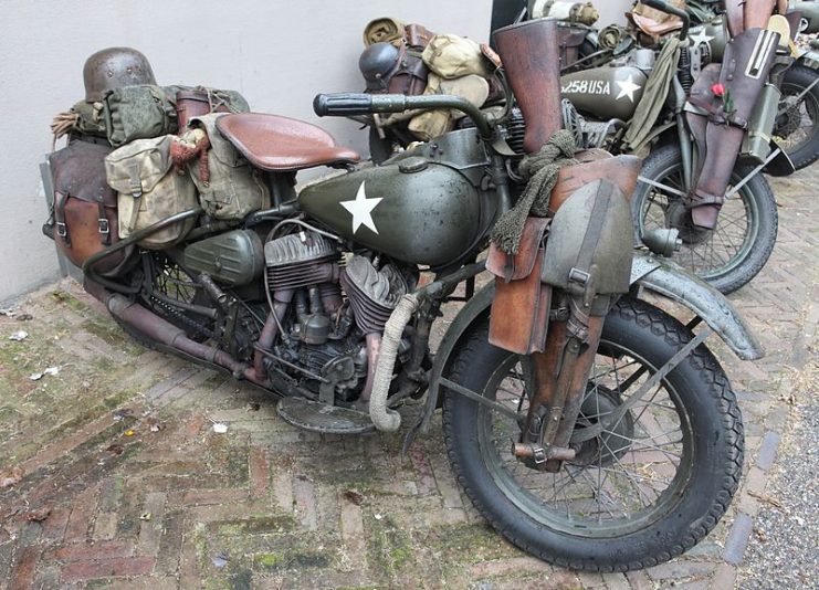 Harley Davidson WLA 45. By Joost J. Bakker CC BY 2.0