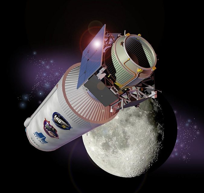 LCROSS spacecraft with Centaur Stage
