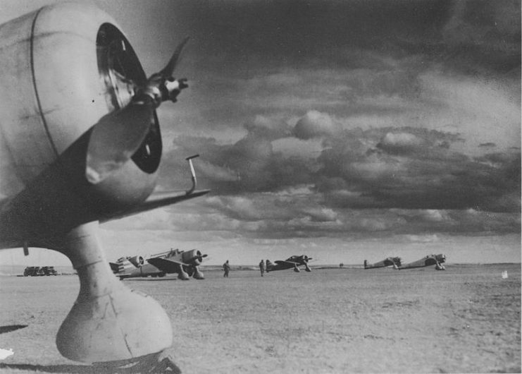 Ki-27s at Nomonhan, 1939
