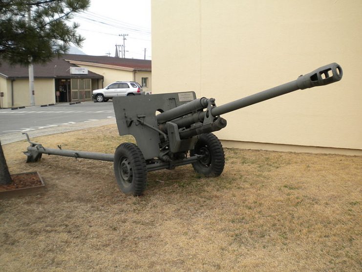 Captured Soviet 76mm Anti-Tank Gun from the Korean War 1950. By Leonard J. DeFrancisci CC BY-SA 3.0