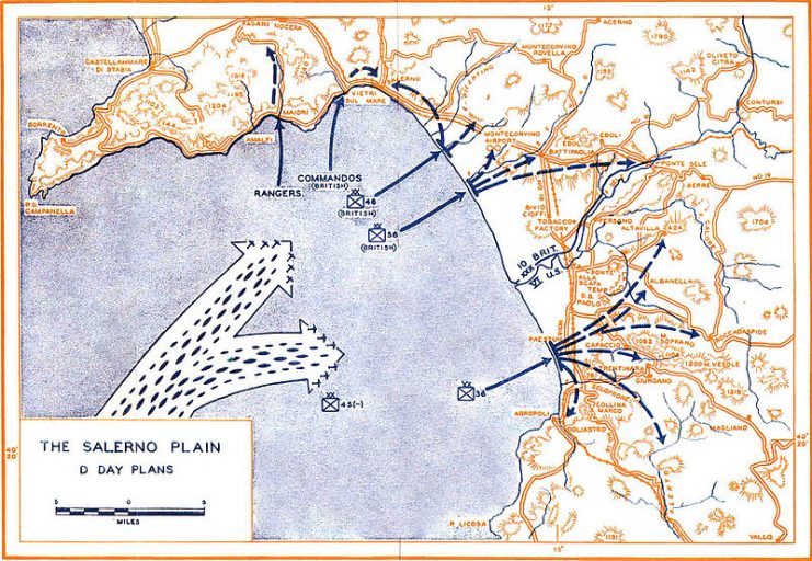 Salerno D-Day plan.