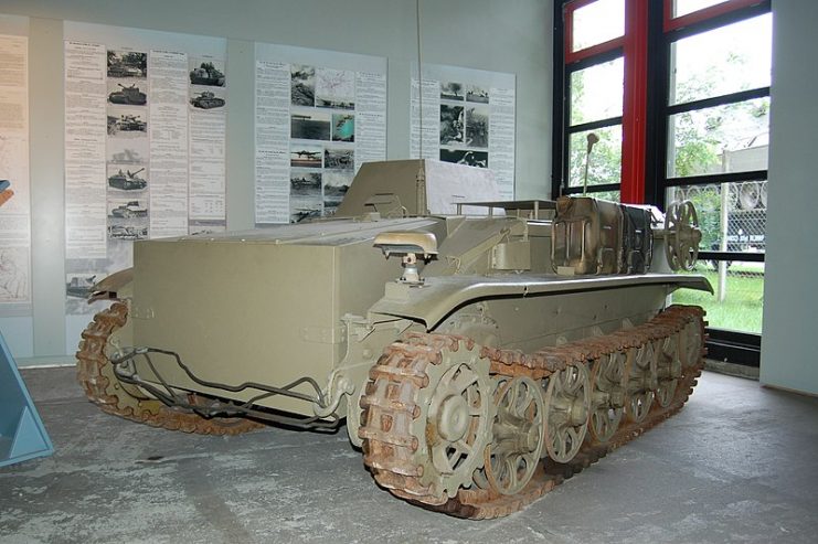 Borgward IV with releasable ordnance container in place.