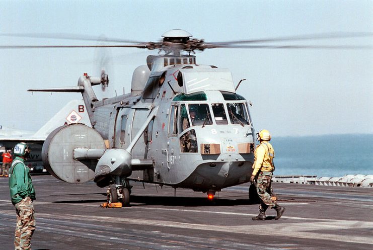 Royal Navy Sea King AEW2A in 1998