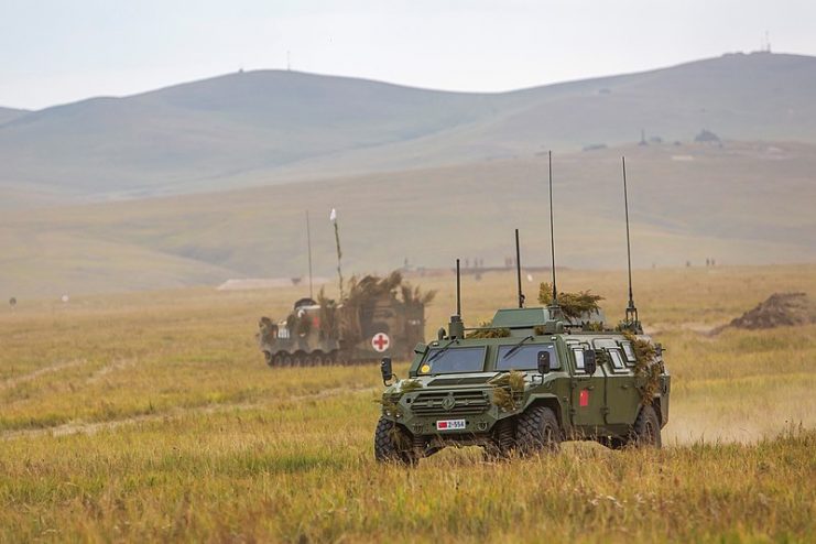 Chinese Dongfeng CSK131 armoured vehicle 4×4. Vostok 2018. By Mil.ru CC BY 4.0