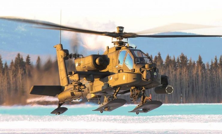 AH-64 Apache aviators from 1st Battalion, 25th Attack Reconnaissance Battalion, conduct pilot certification training Jan. 20, 2016, at Fort Wainwright, Alaska