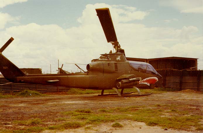 A U.S. Army Bell AH-1G Cobra, 3d Squadron, 4th Cavalry (Centaur) in Vietnam.