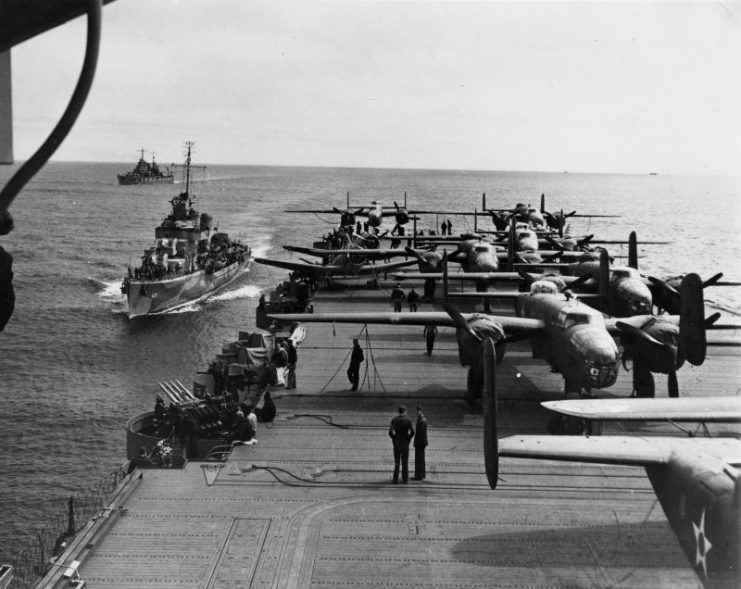 USS Hornet Doolittle raiders