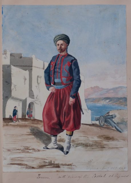 Algerian Zouaves dressed for desert warfare and outfought the French