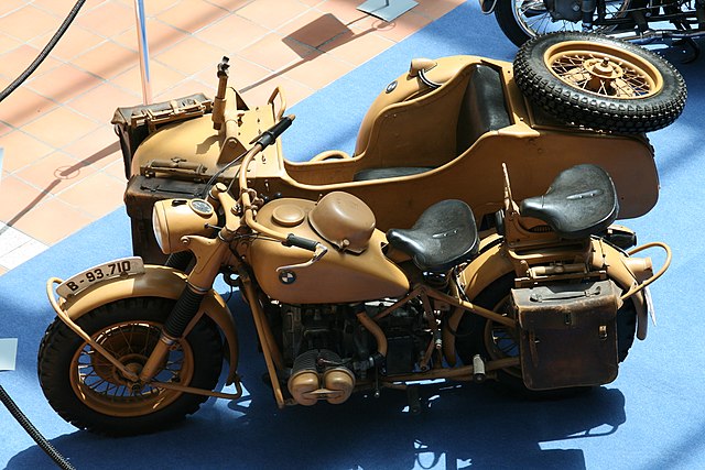 BMW R75 on display