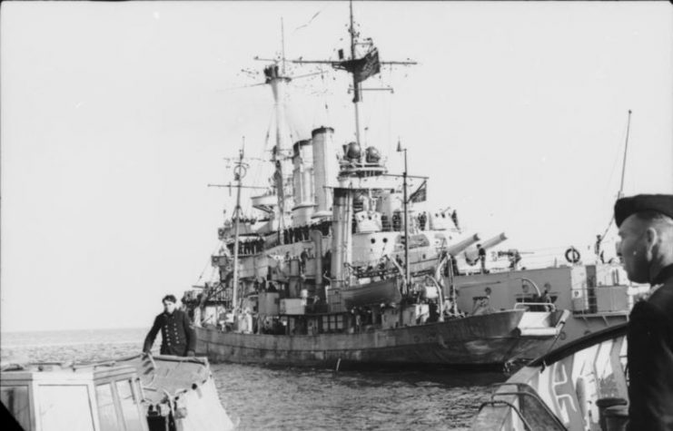 Schleswig-Holstein off Denmark in April 1940.  By Bundesarchiv Bild-CC-BY-SA 3.0