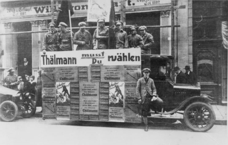 KPD in Essen, 1925.  By Bundesarchiv Bild CC BY SA 3.0