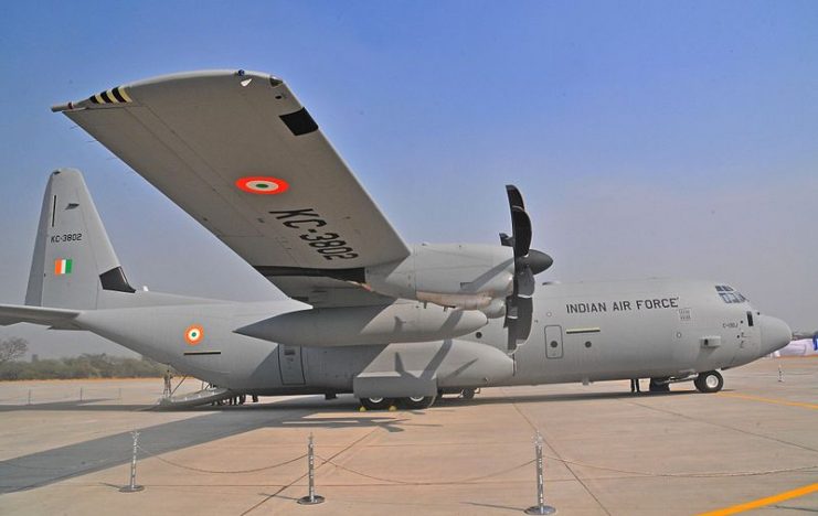 Indian Air Force C-130J. By Hemant.rawat1234 CC BY-SA 3.0