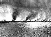 British and French Battle Fleet at the entrance to the Dardanelles