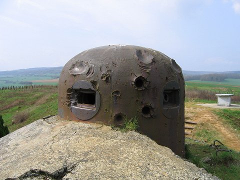 GFM cloche, one of the most common defensive armaments on the Maginot Line. Bunker in de la Ferté.