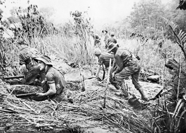 Australian commandos in New Guinea.
