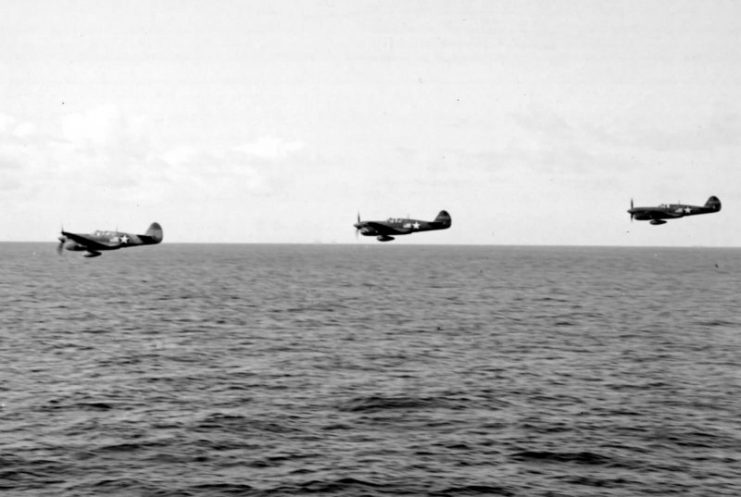 Curtiss P-40F of 325th Fighter Group during Operation Torch