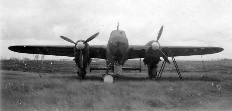 Dornier Do 215 B-4 front view Smolensk 1941