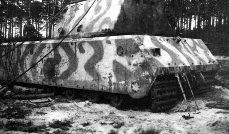 Maus found by Soviets at the Kumersdorf proving grounds