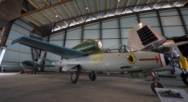 Heinkel He 162 A-2.Photo: Falcon_33 CC BY-SA 2.0