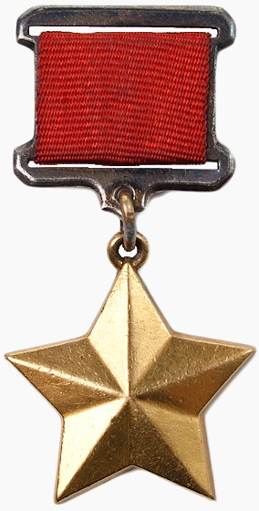 Red Star medal for Hero of the Soviet Union. Photo: Fdutil – CC BY-SA 4.0