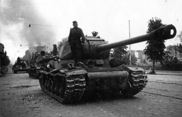 Soviet IS-2 in Vyborg 1944.